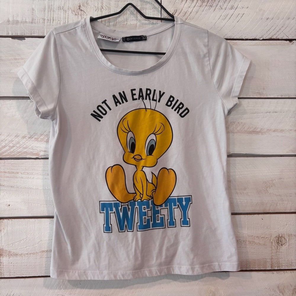 Censored Tweety Bird Looney Tunes T Shirt Size Medium